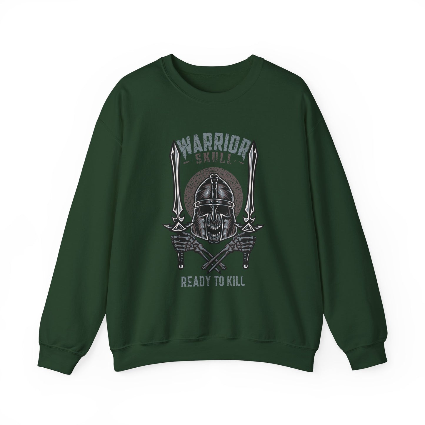 Warrior skull Ready to kill Sweatshirt