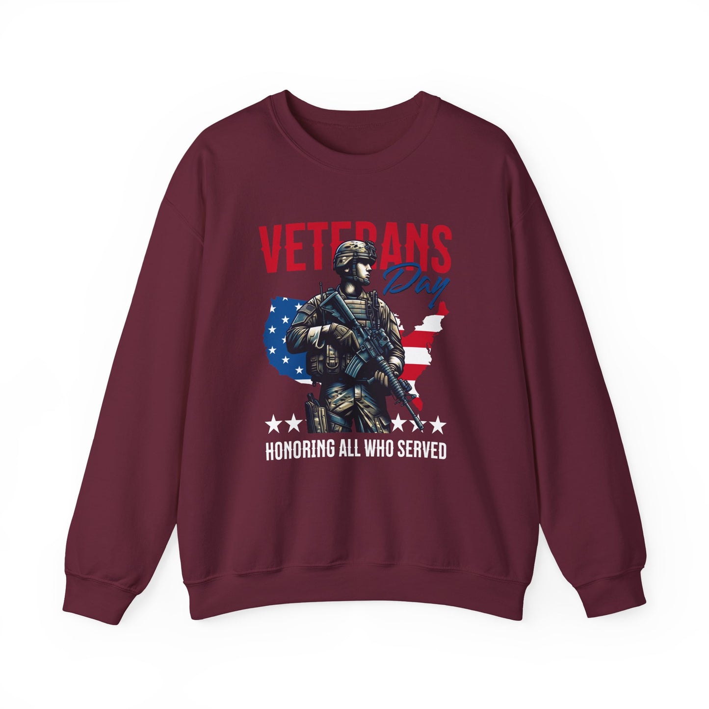 Veterans Day Honoring All Who Served Sweatshirt