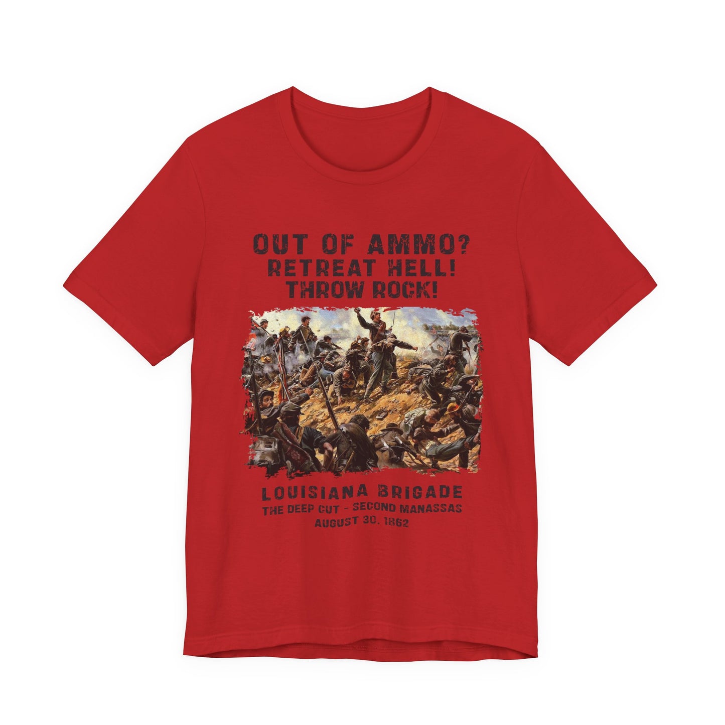 Out Of Ammo Throw Rocks T-Shirt