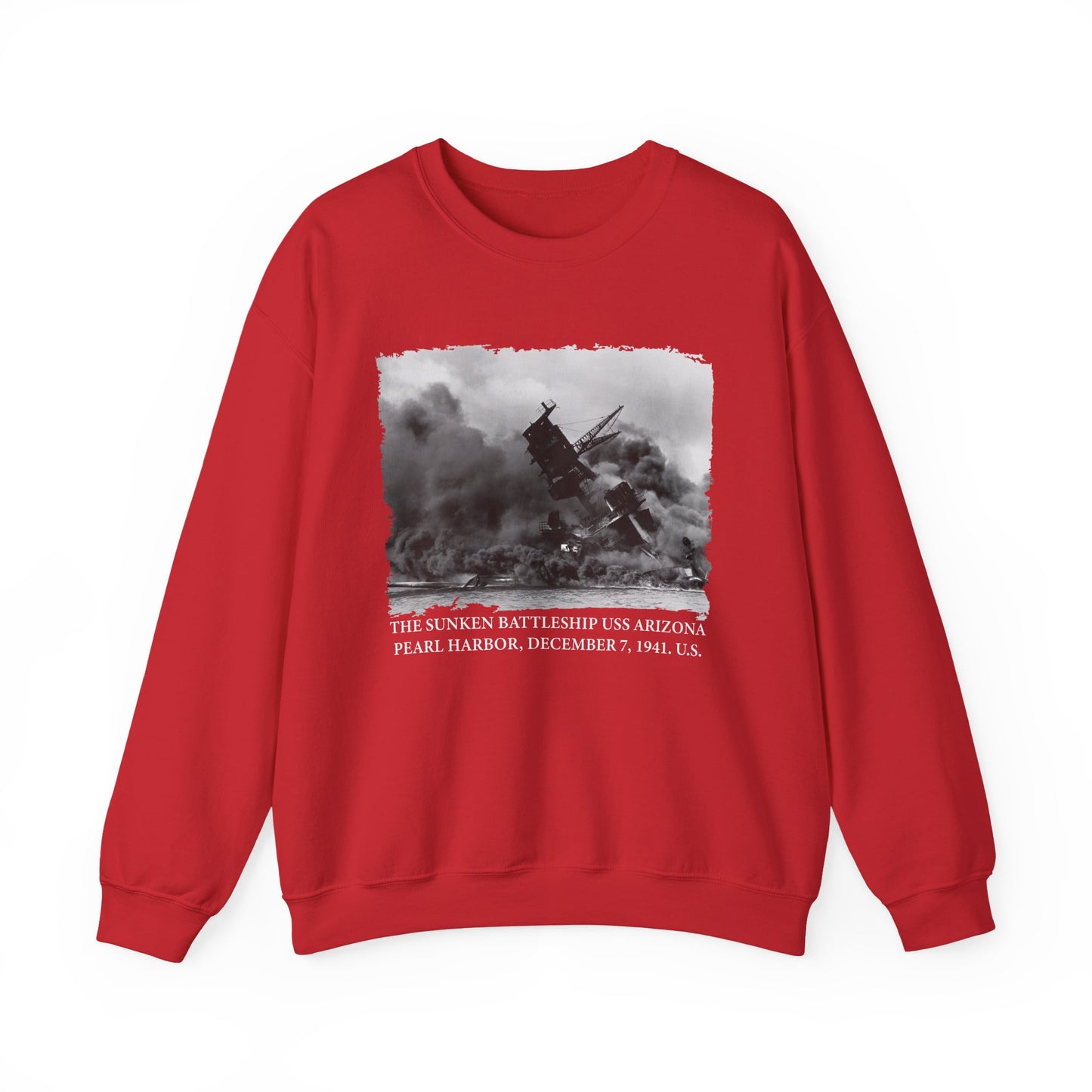 The sunken battleship USS Arizona Pearl Harbor Sweatshirt