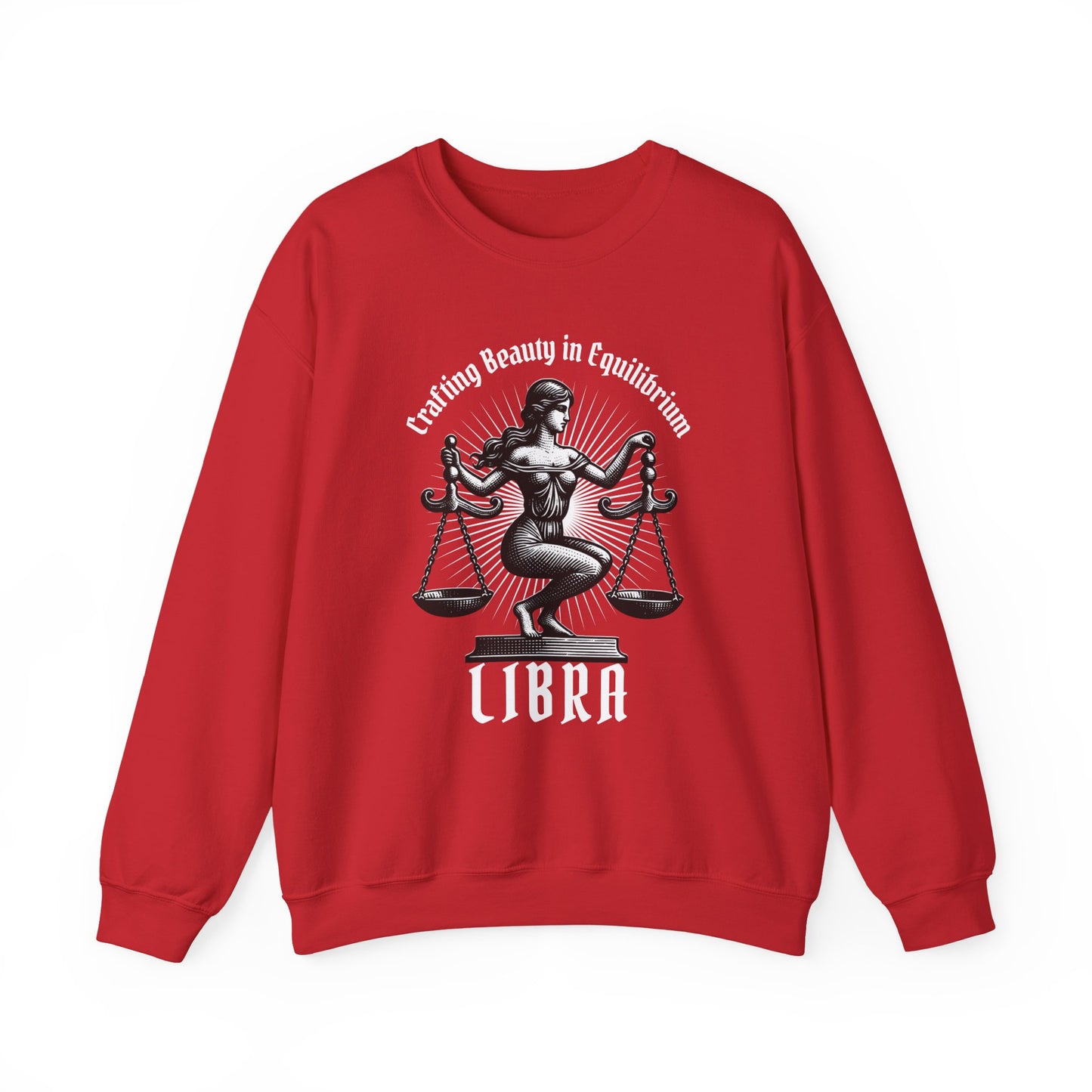 Crafting Beauty in Equilibrium Libra Sweatshirts