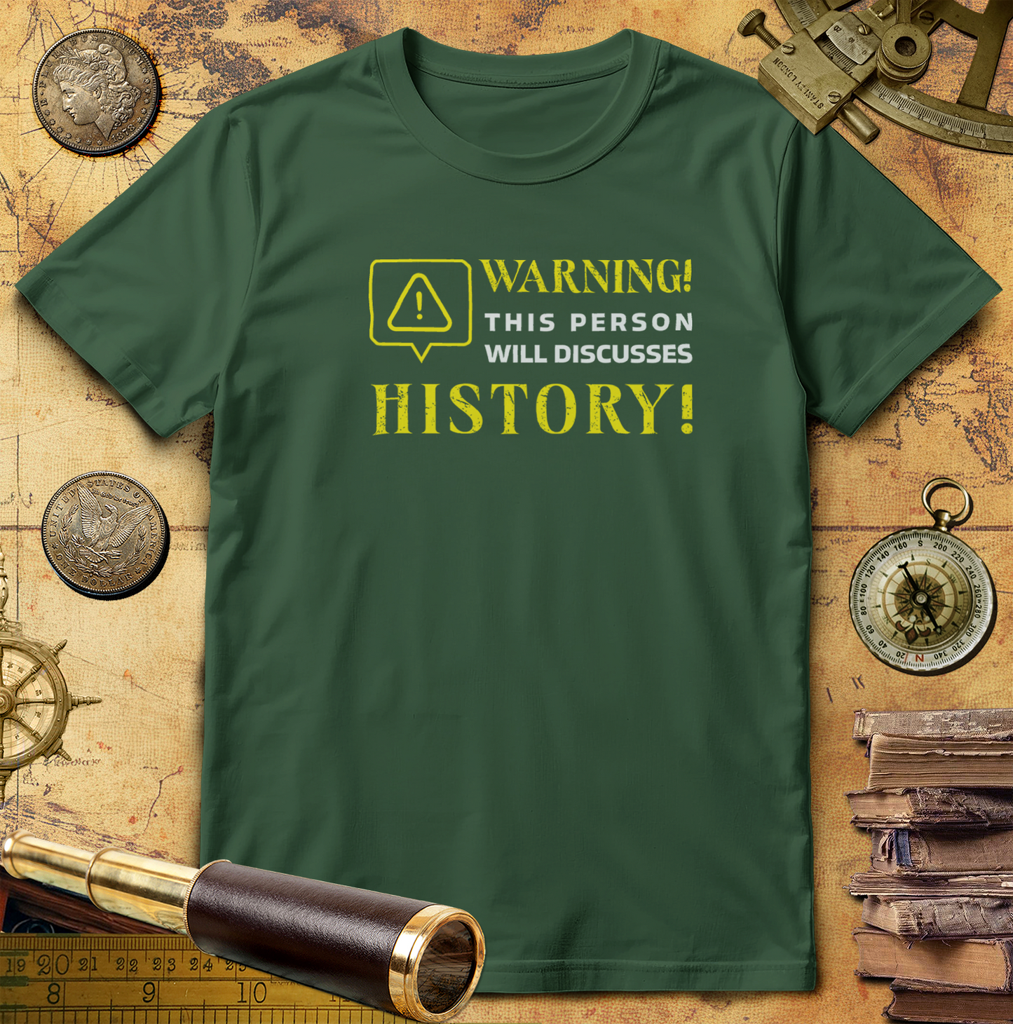 Warning Will Discusses History T-Shirt