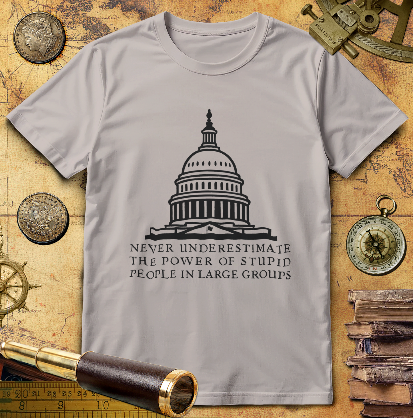 Stupid People In Large Groups T-Shirt