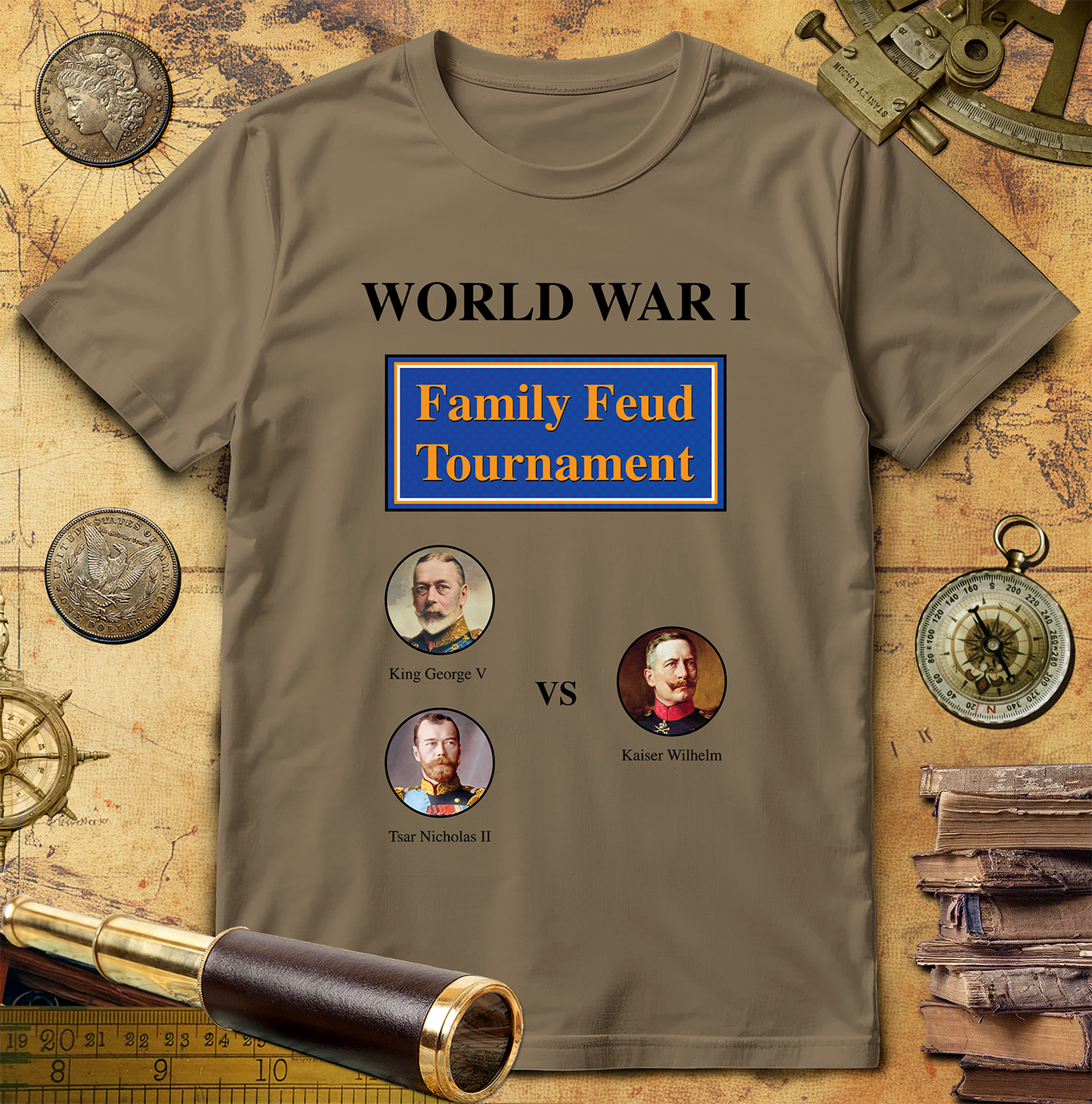 WW1 Family Feud Tournament T-Shirt