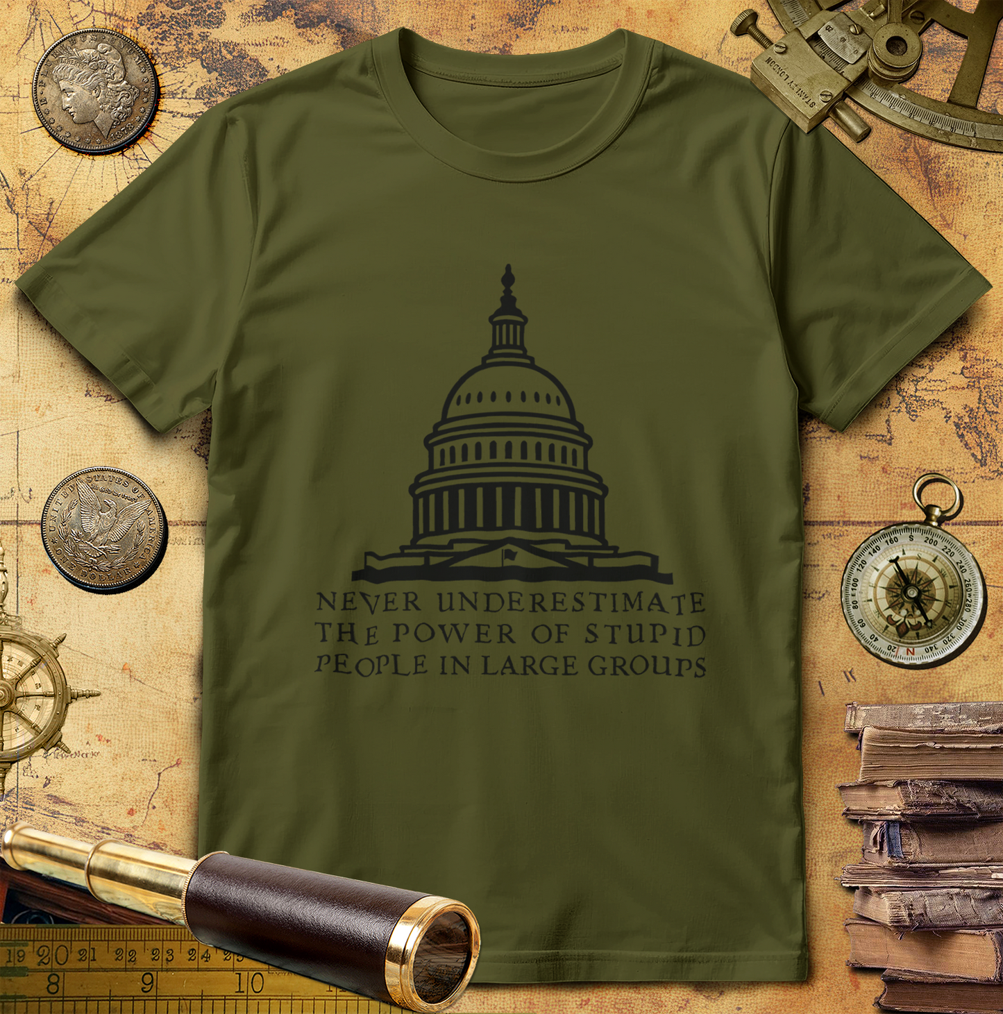 Stupid People In Large Groups T-Shirt