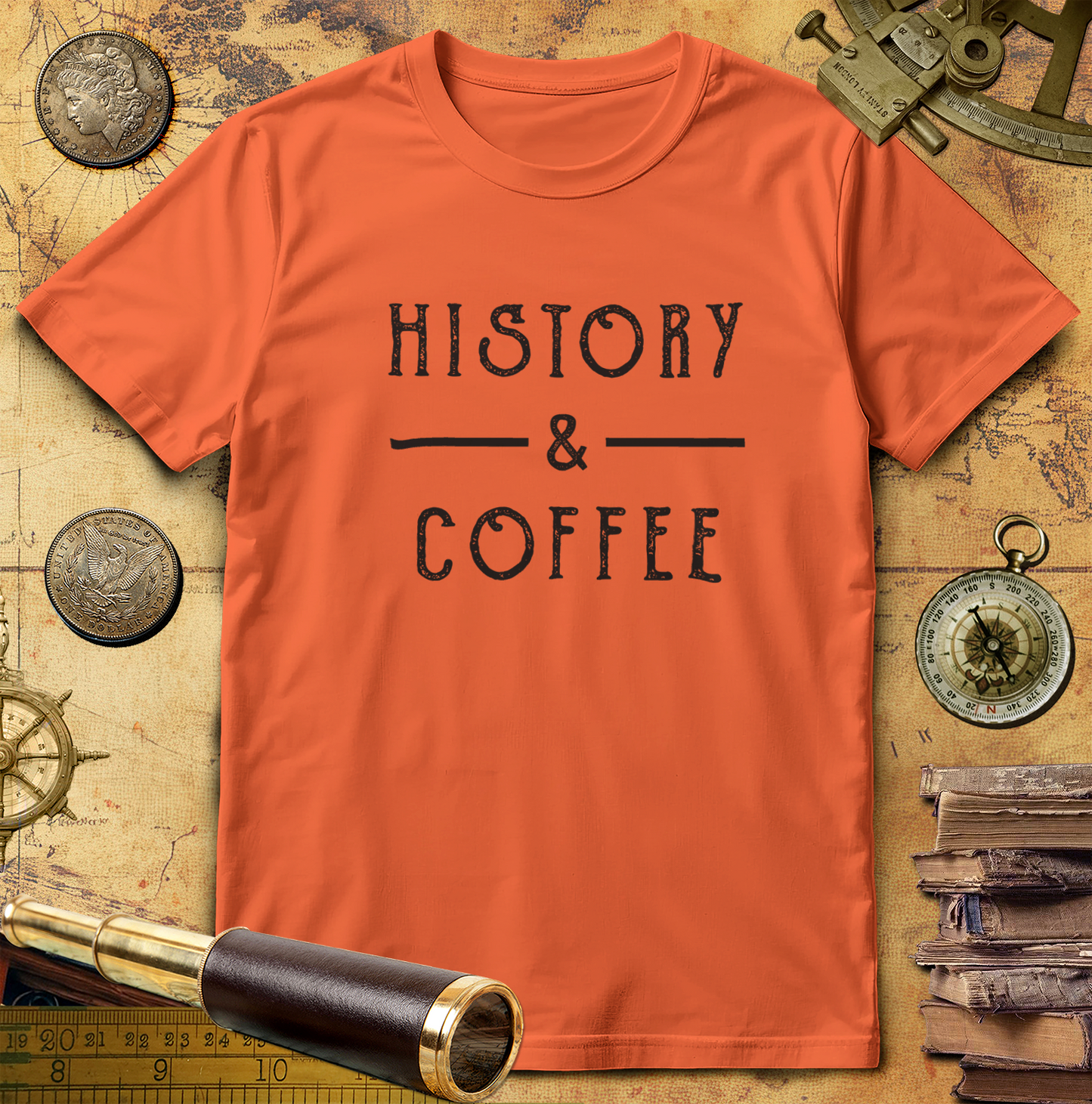 History & Coffee T-Shirt