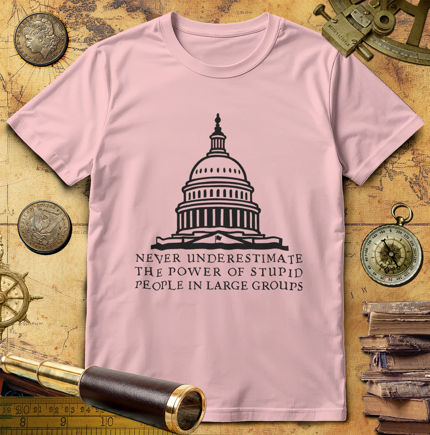 Stupid People In Large Groups T-Shirt
