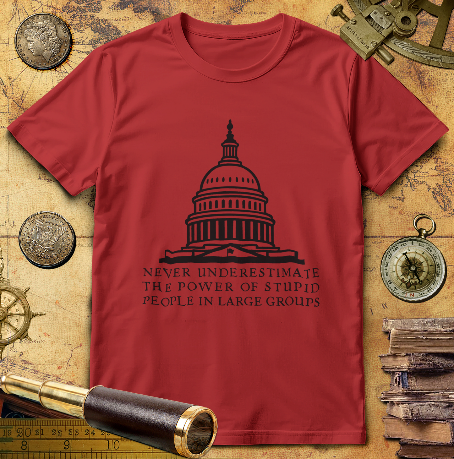 Stupid People In Large Groups T-Shirt