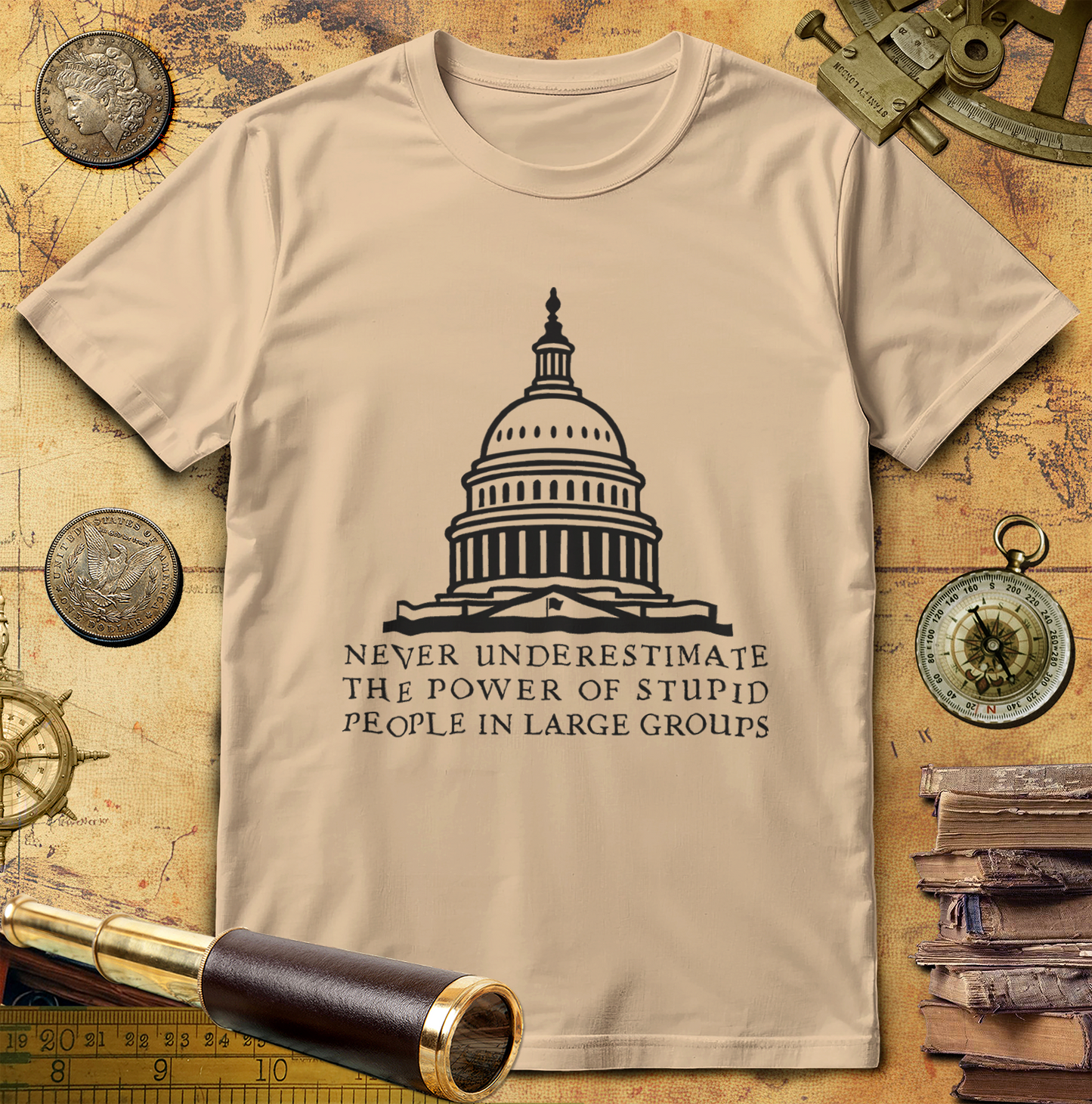 Stupid People In Large Groups T-Shirt