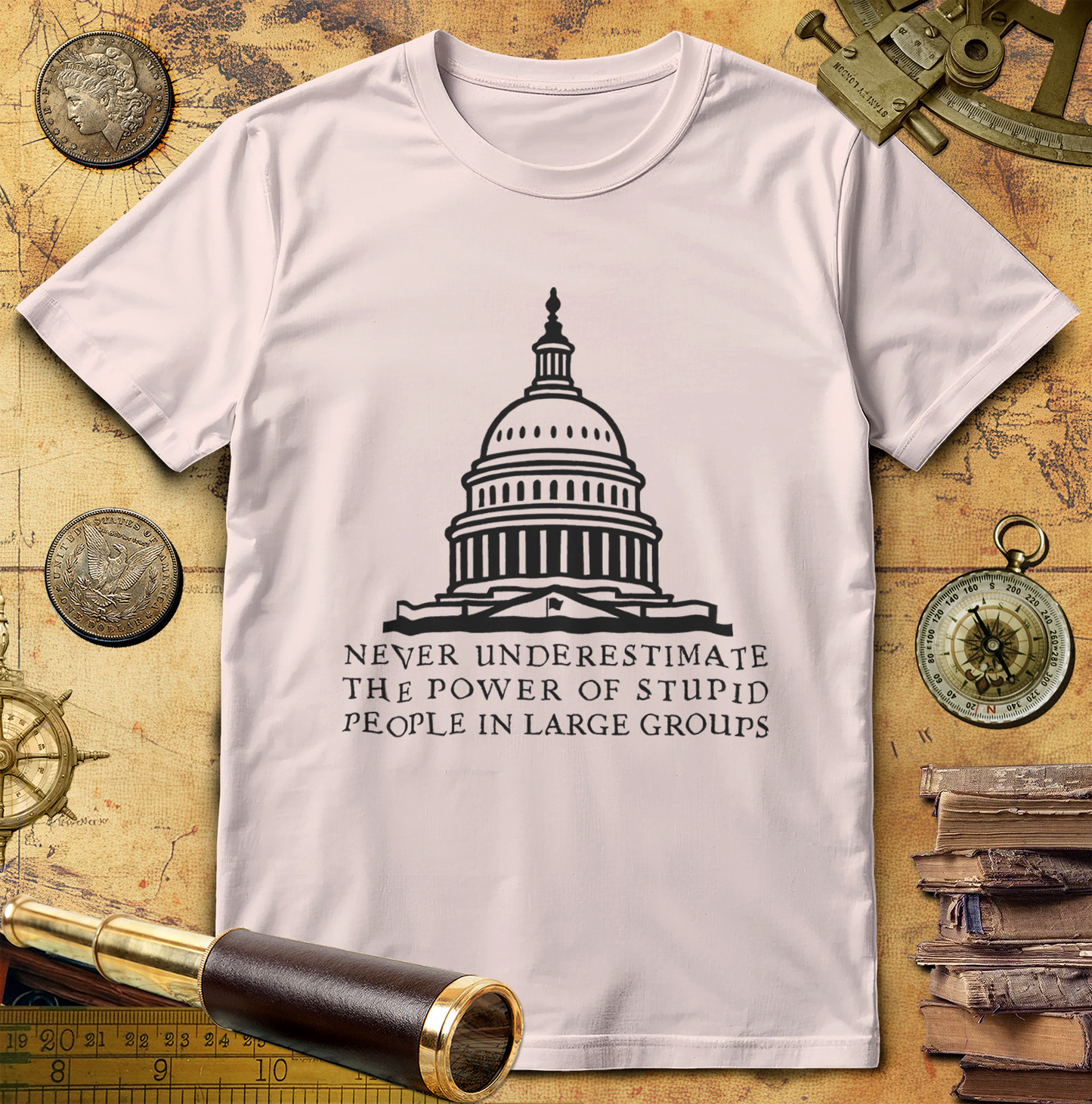 Stupid People In Large Groups T-Shirt