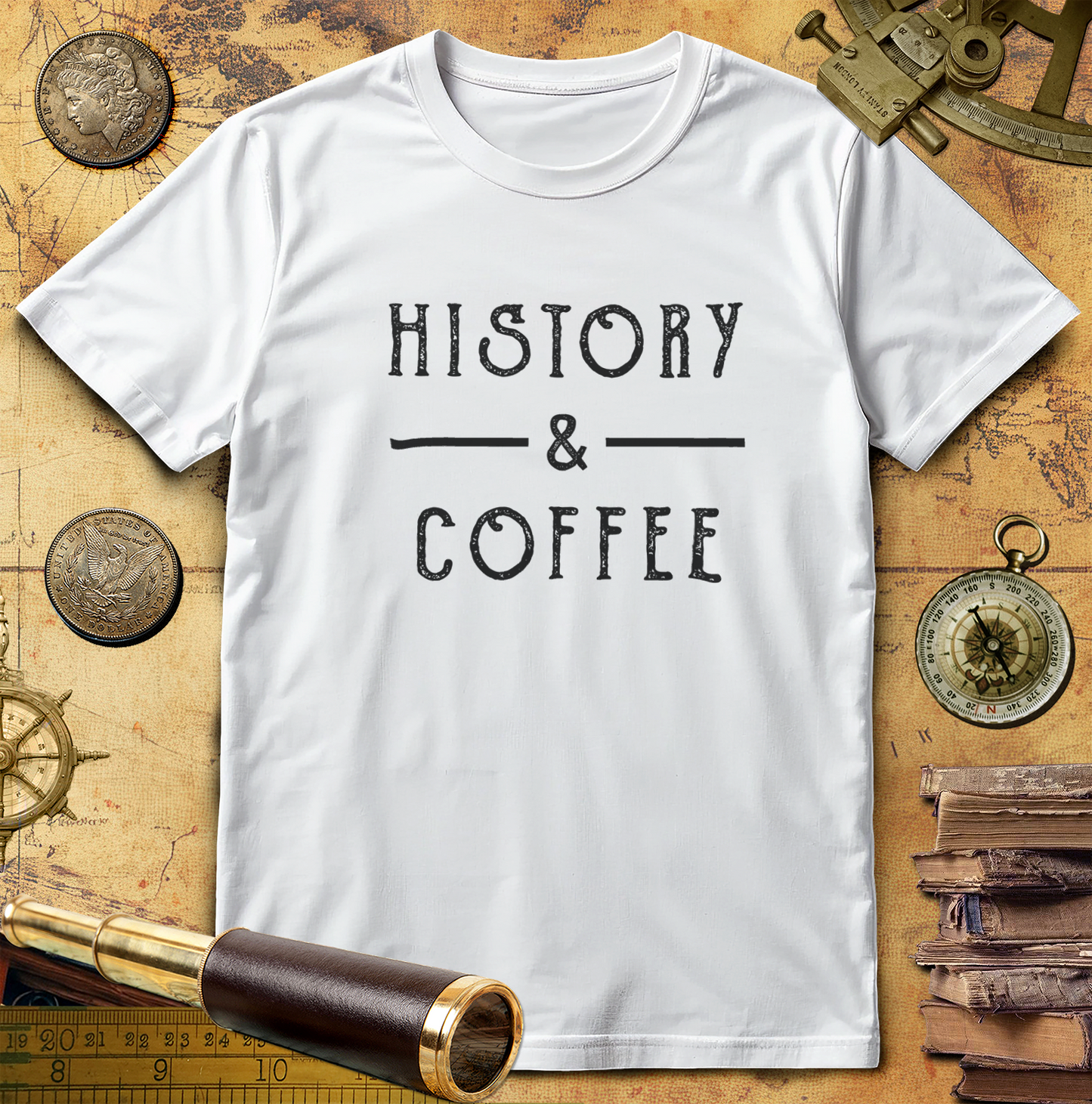 History & Coffee T-Shirt