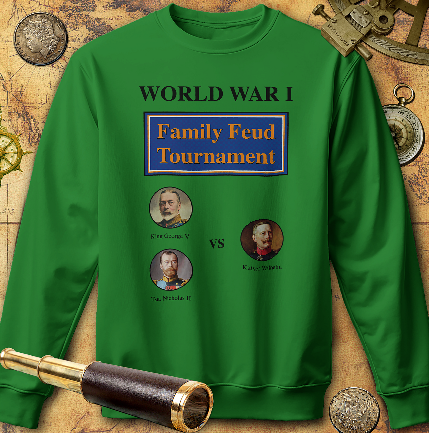 WW1 Family Feud Tournament Crewneck Sweatshirt
