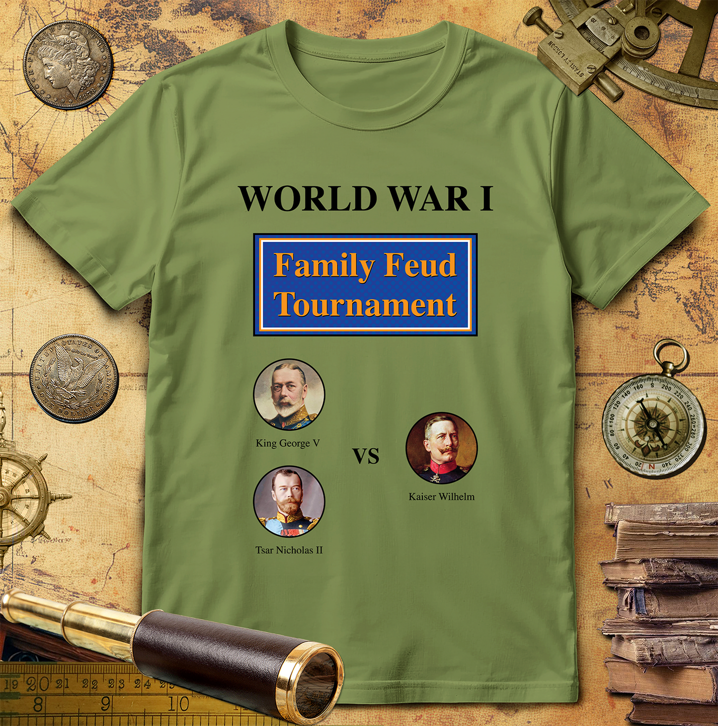 WW1 Family Feud Tournament T-Shirt