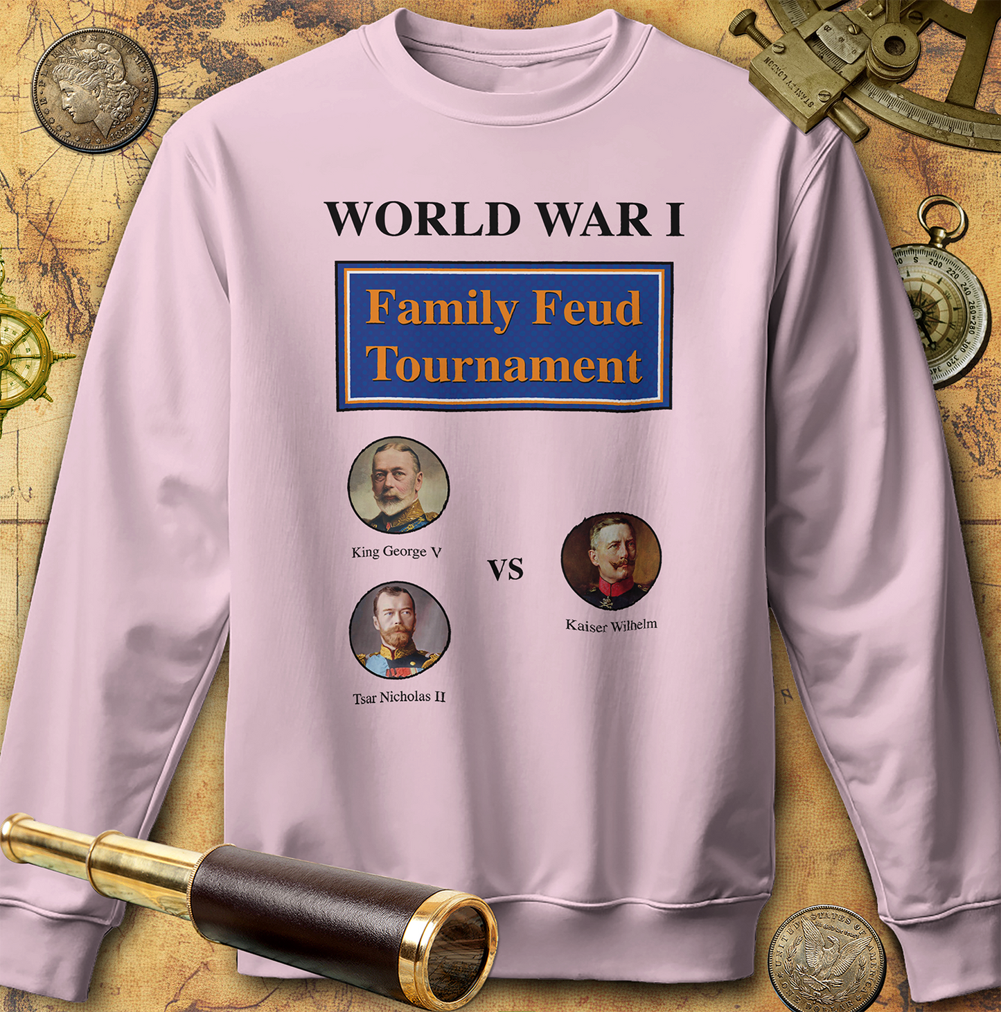 WW1 Family Feud Tournament Crewneck Sweatshirt