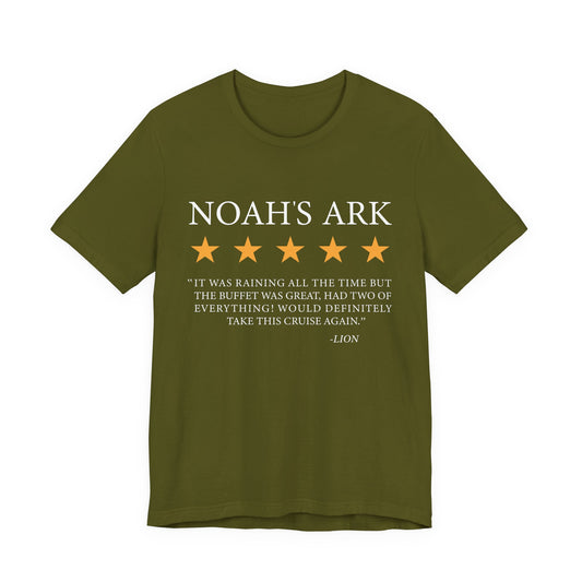 Noah’s Ark Review by a Lion T-Shirt