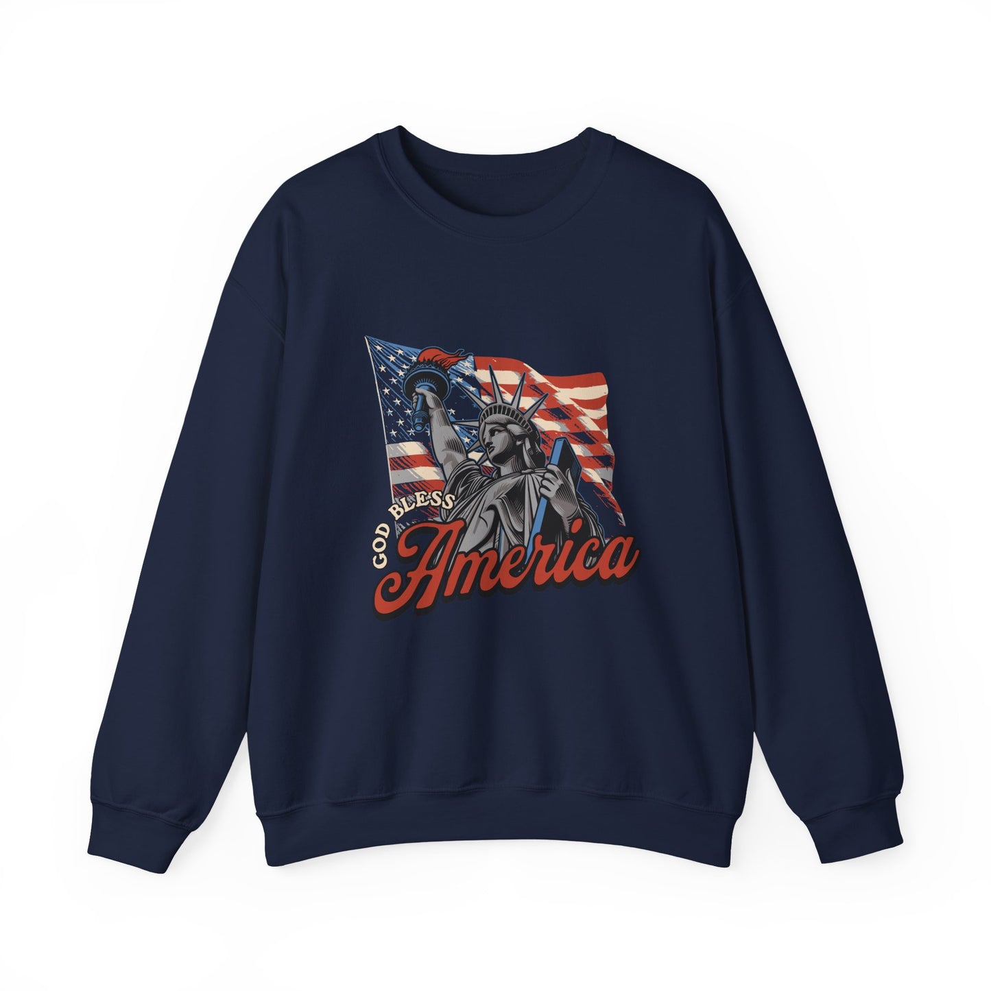 God bless America, statue of liberty Sweatshirt