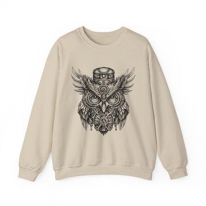Steampunk Owl  Retro Sweatshirt