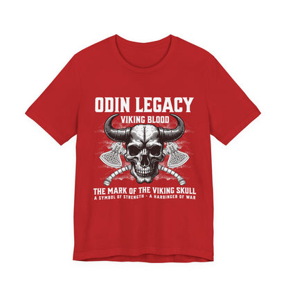 Odin Legacy Viking Skull T‑Shirt
