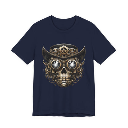 Skull Top Hat Steampunk T-Shirt