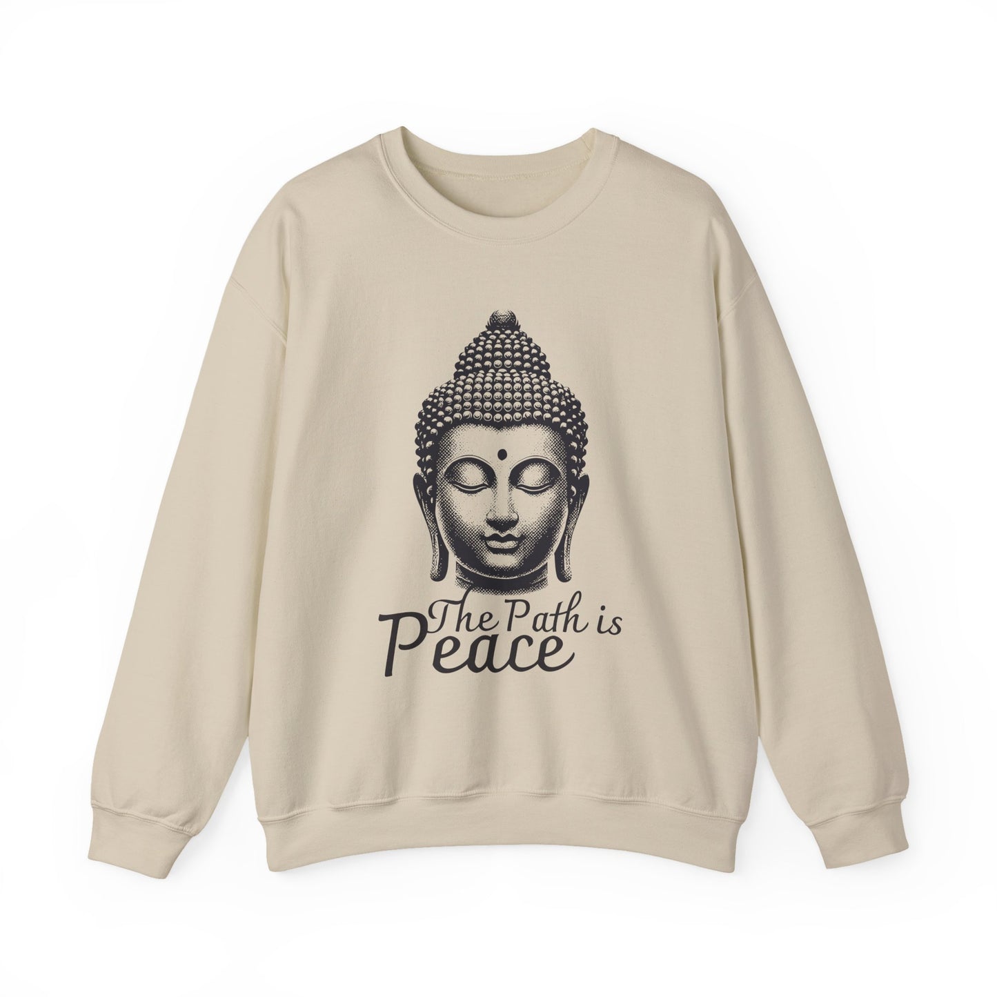 The path is peace Buddha Sweatshirt