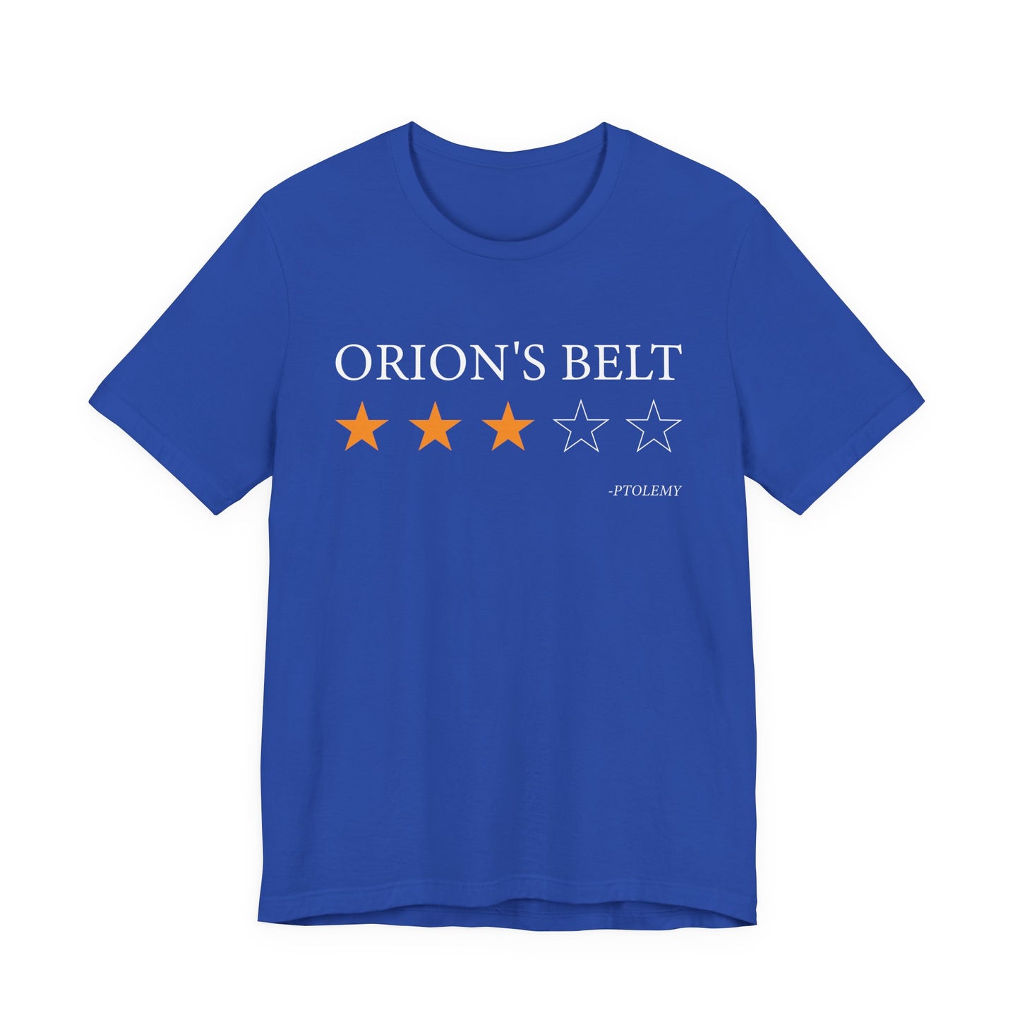 Orions Belt Review By Ptolemy T-Shirt