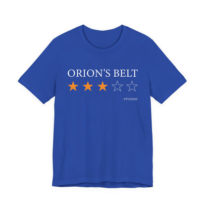 Orions Belt Review By Ptolemy T-Shirt