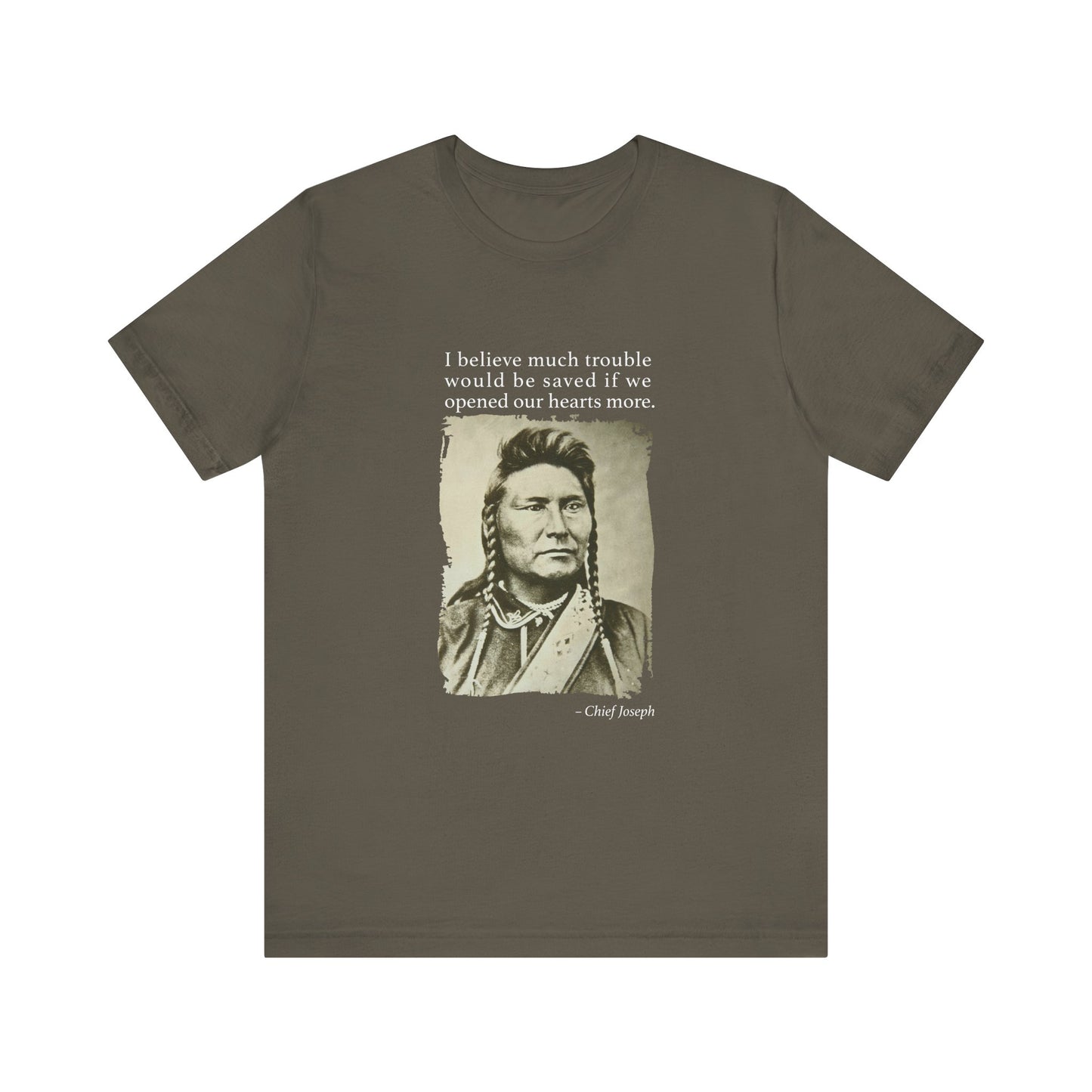 Chief Joseph Open Hearts T-Shirt