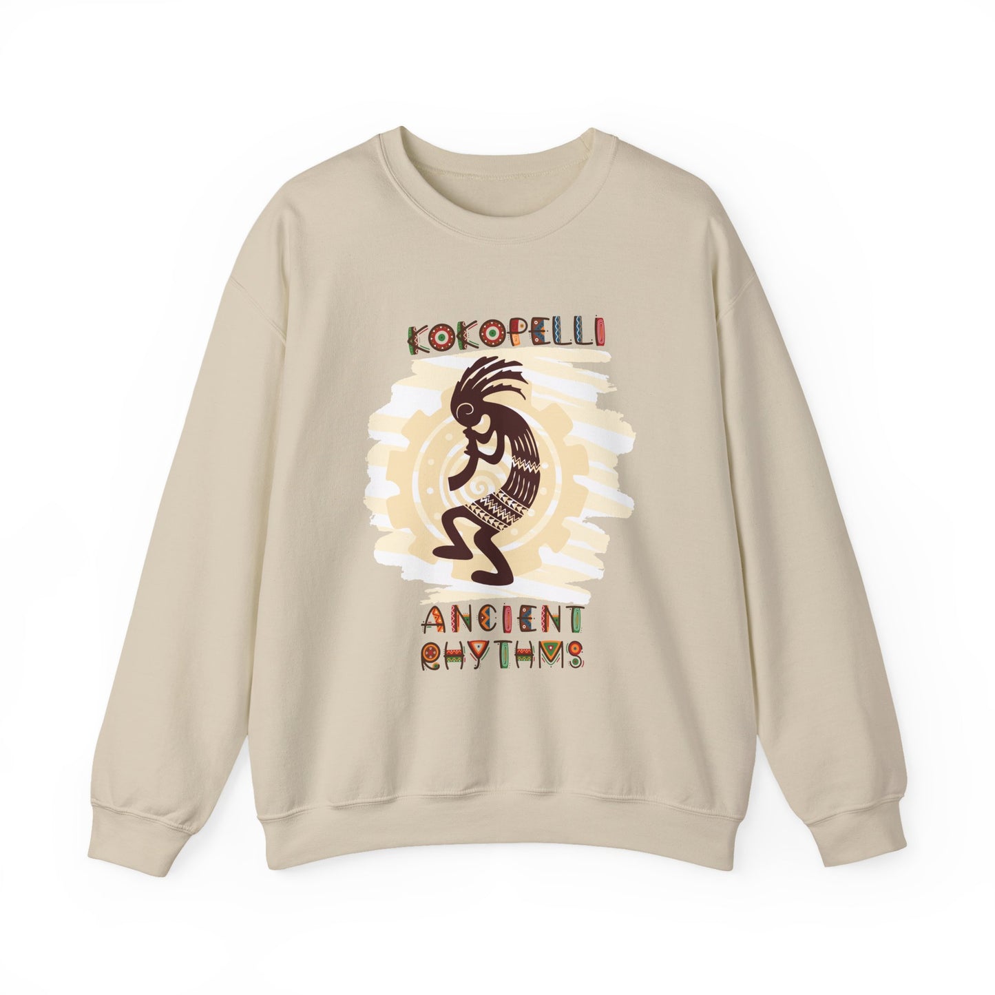 Kokopelli Where Ancient Rhythms Sweatshirt