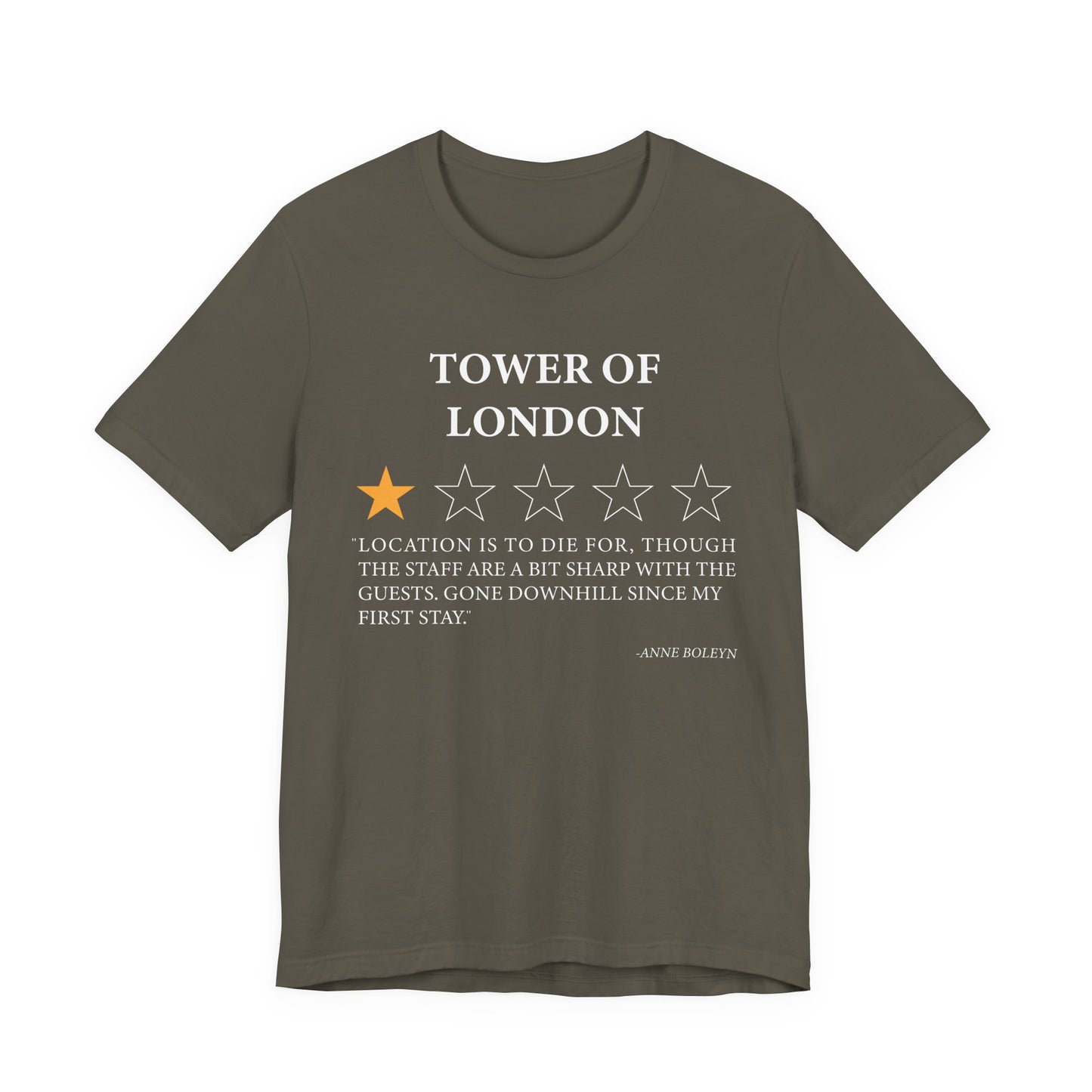 Tower Of London Review by Anne Boleyn T-Shirt