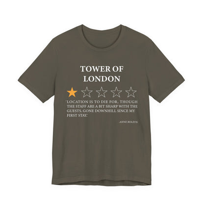 Tower Of London Review by Anne Boleyn T-Shirt