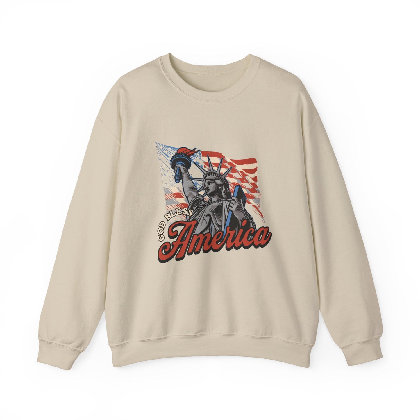 God bless America, statue of liberty Sweatshirt