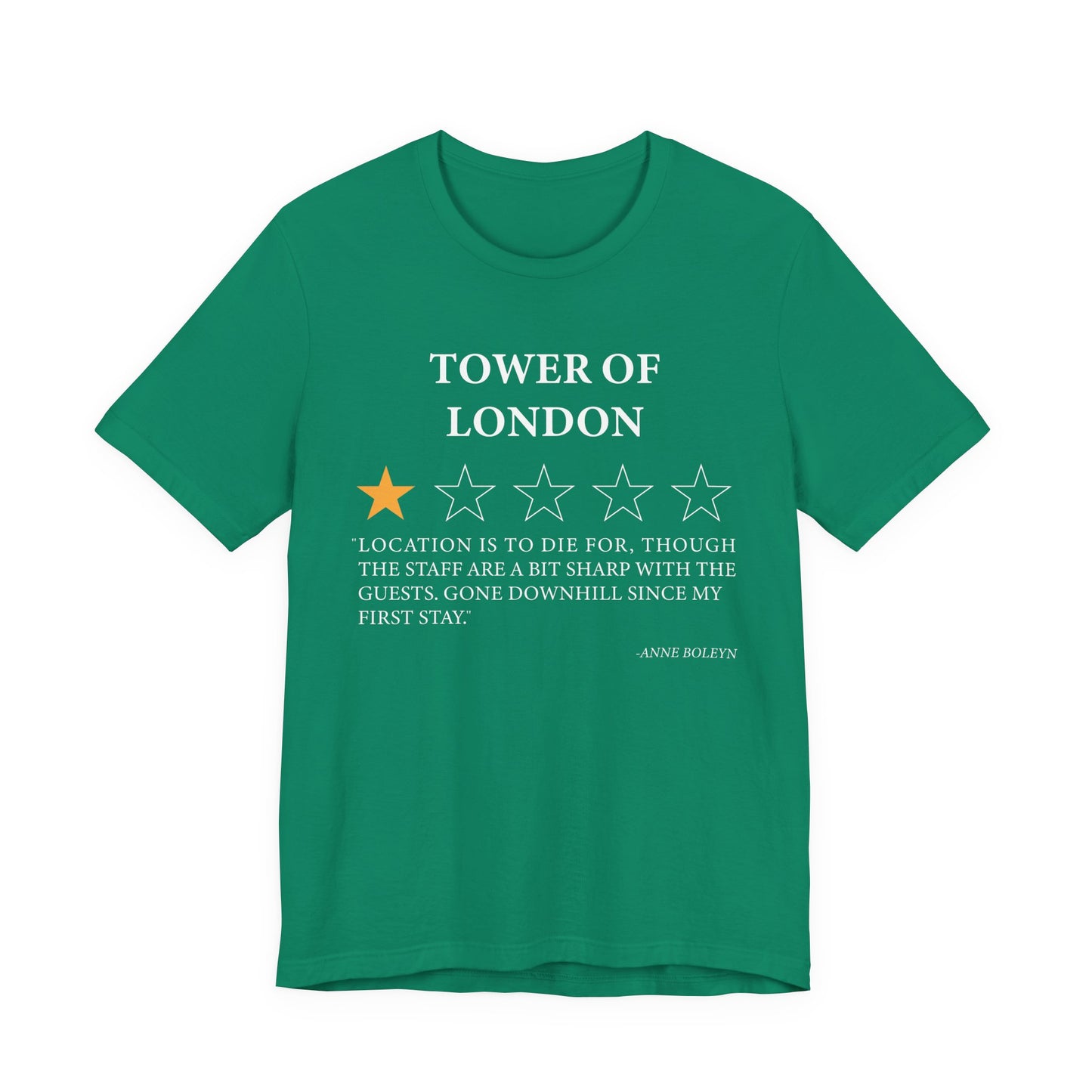 Tower Of London Review by Anne Boleyn T-Shirt