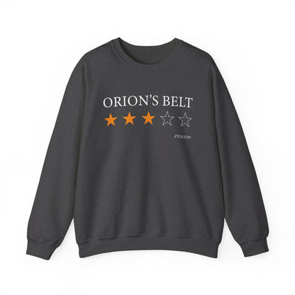 Orions Belt Review By Ptolemy Sweatshirts