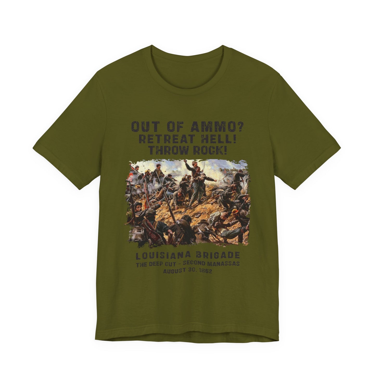 Out Of Ammo Throw Rocks T-Shirt