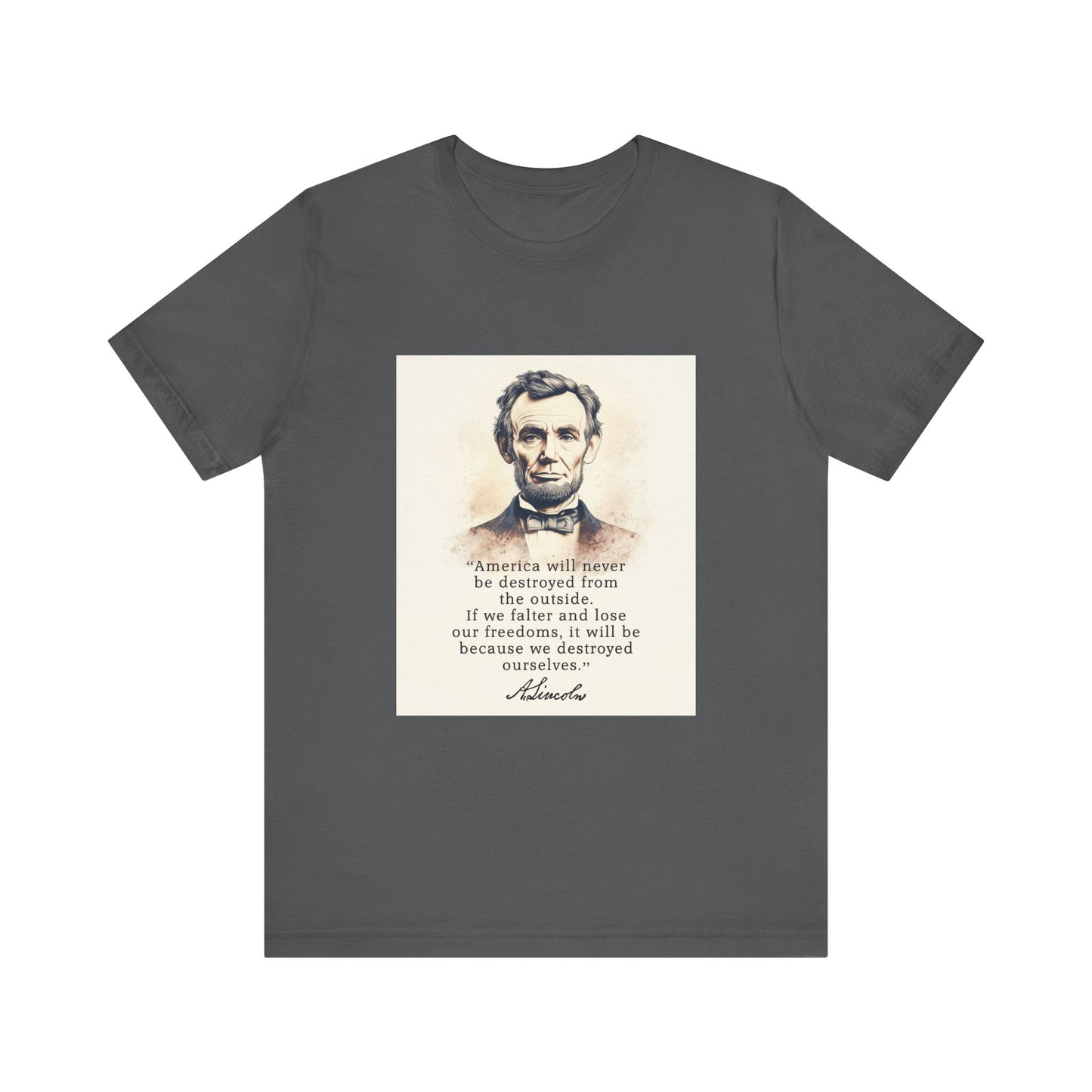 Destroyed Ourselves Lincoln T-Shirt