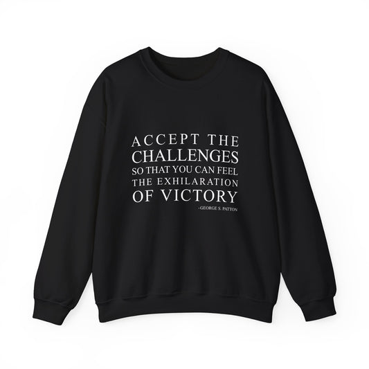 Accept the challenges Sweatshirt