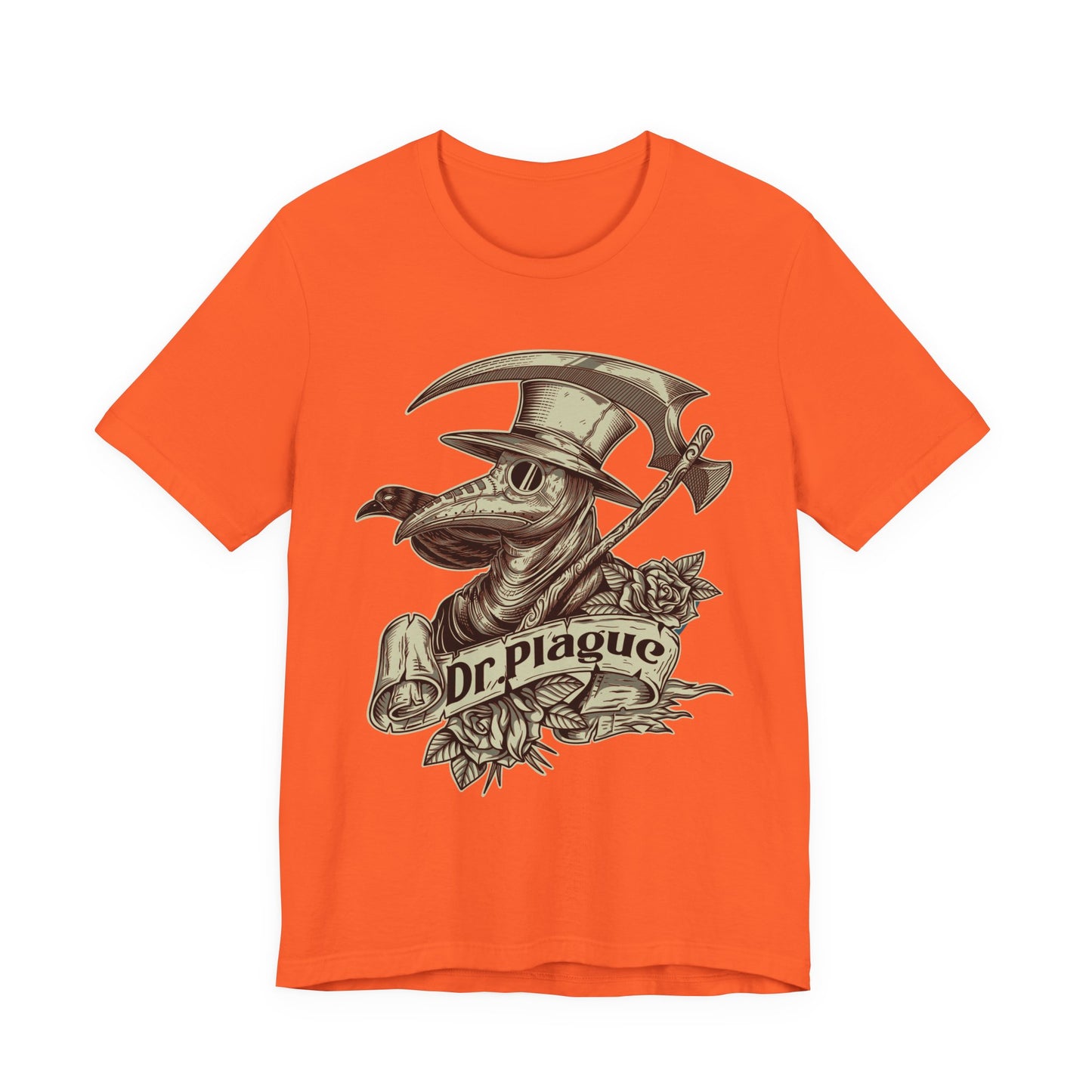 Plague Doctor Roses T-Shirt