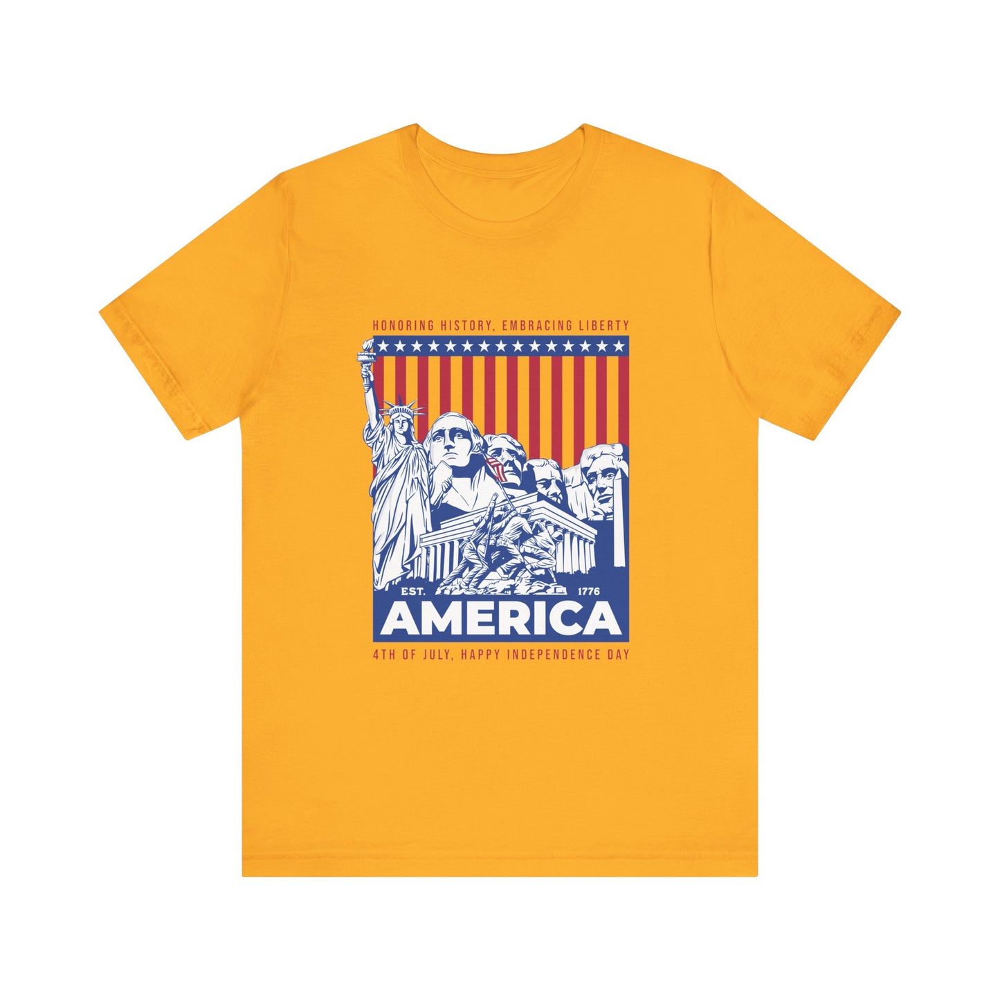 Honoring history happy independence day T-Shirt