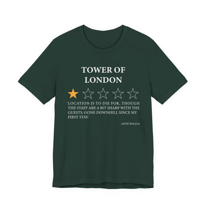 Tower Of London Review by Anne Boleyn T-Shirt