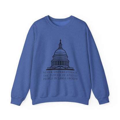 Stupid People In Large Groups Sweatshirt