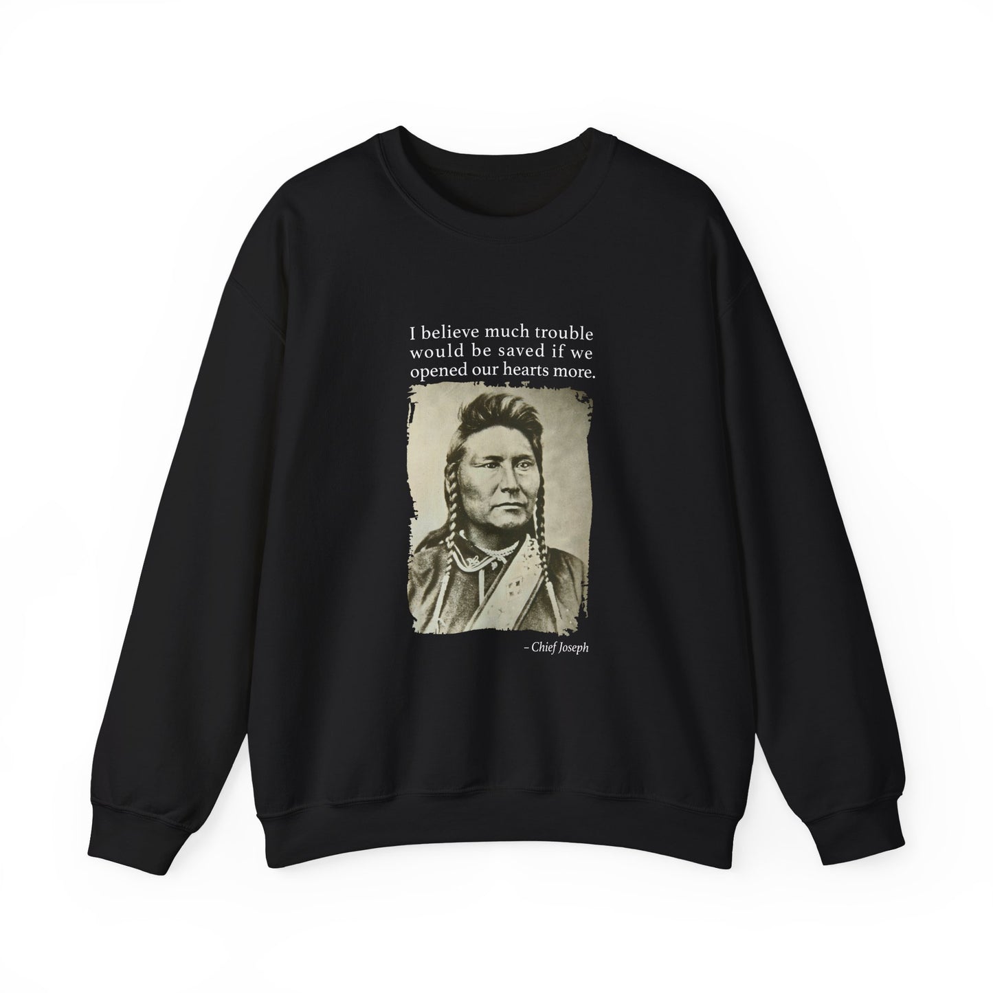 Chief Joseph Open Hearts Sweatshirt