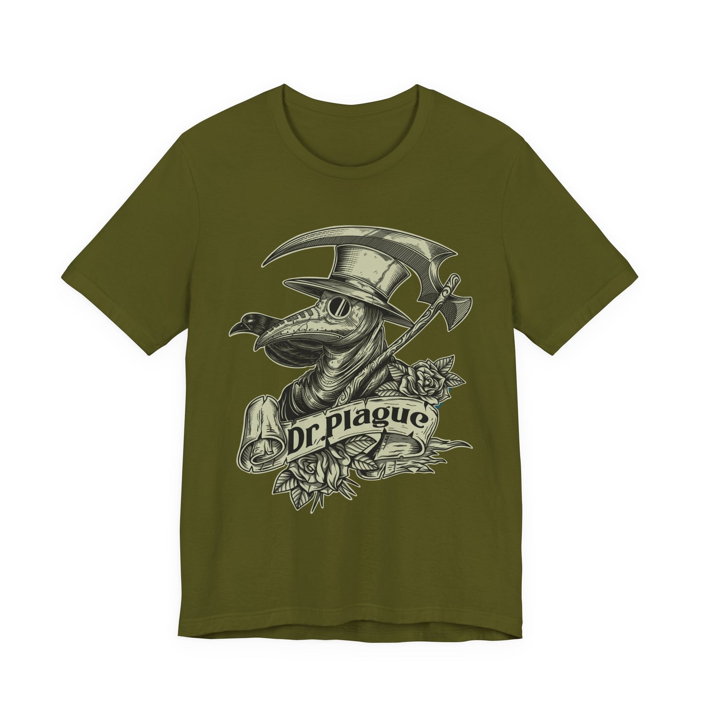 Plague Doctor Roses T-Shirt