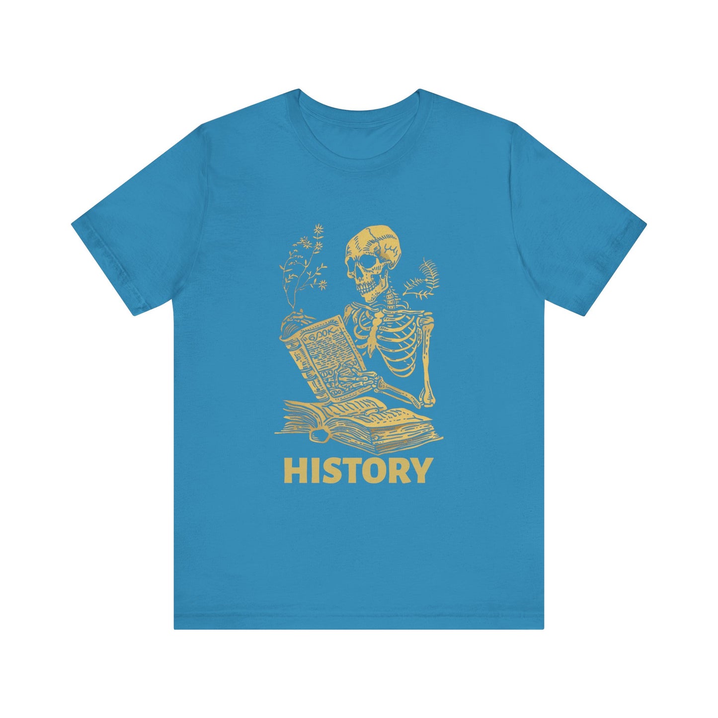 Skeleton History Reading T-Shirt