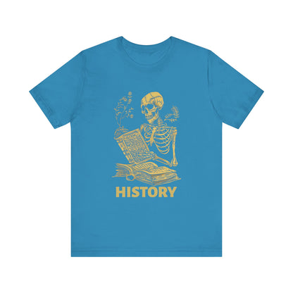 Skeleton History Reading T-Shirt