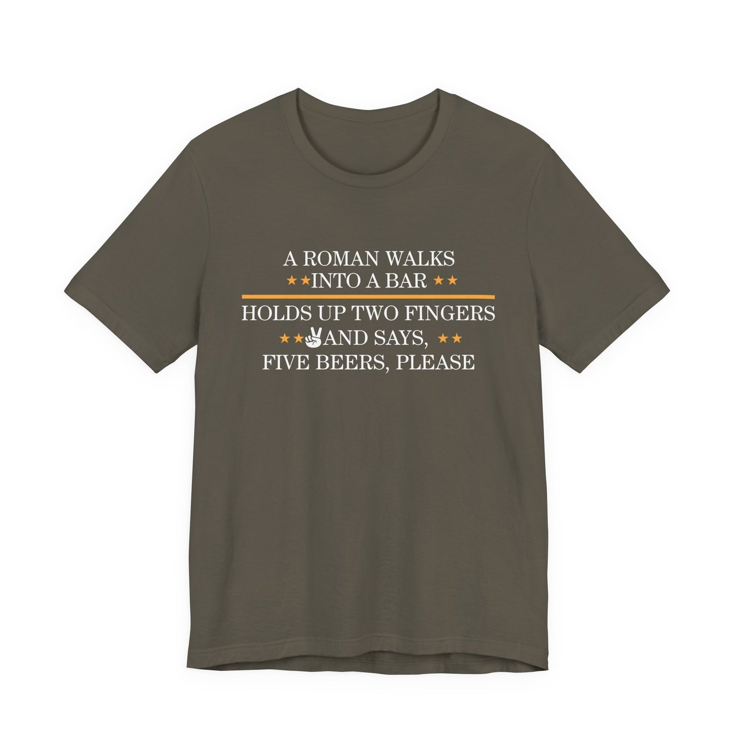 Roman Walks Into a Bar T‑Shirt