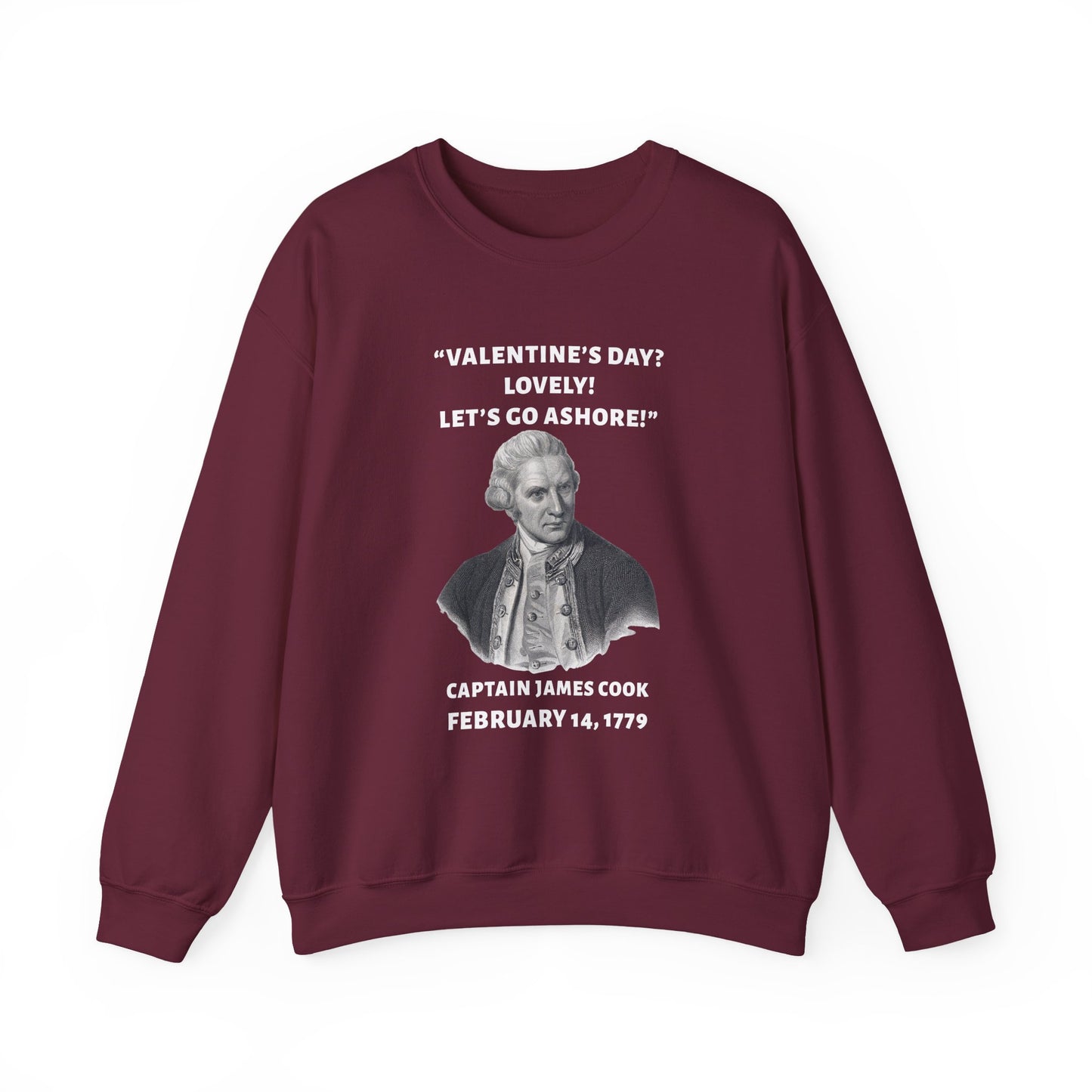 Captain Cook, Valentine Sweatshirt