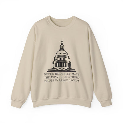 Stupid People In Large Groups Sweatshirt