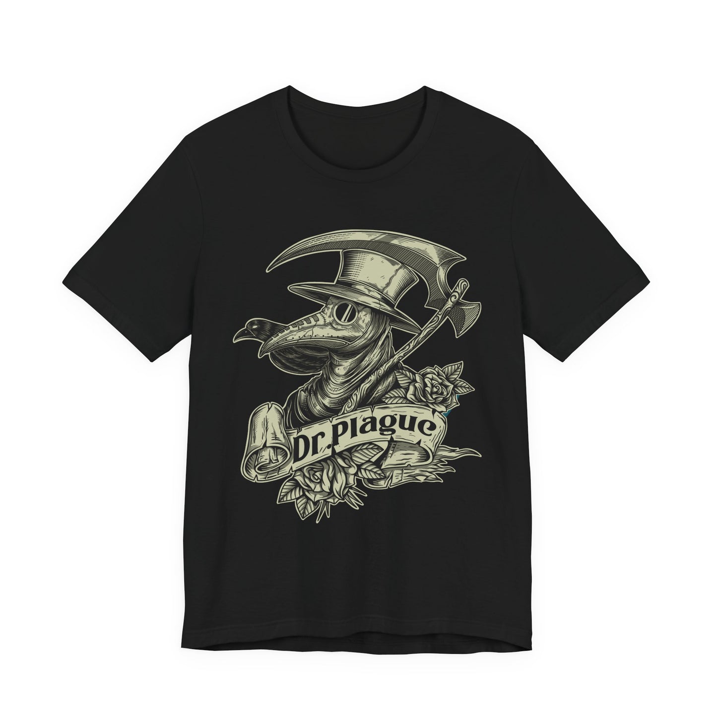 Plague Doctor Roses T-Shirt