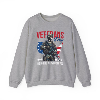 Veterans Day Honoring All Who Served Sweatshirt
