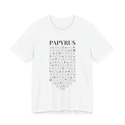 Papyrus Hieroglyph T-Shirt